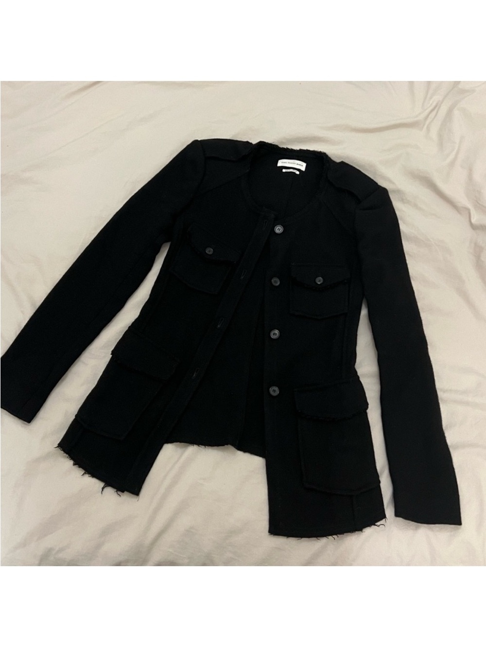 Isabel marant black wool shirt jacket size xs - Picture 7 of 12